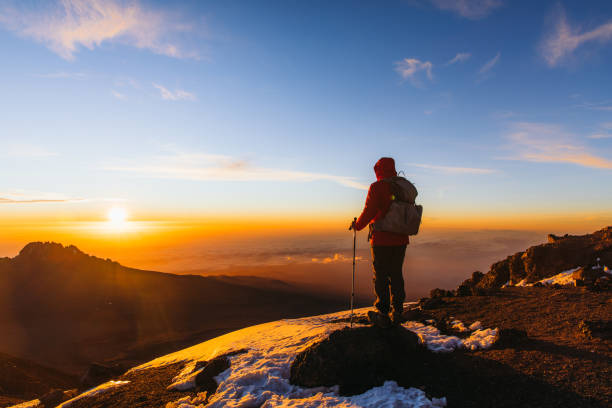 Umbwe Route - Challenging Kilimanjaro terrain at sunrise